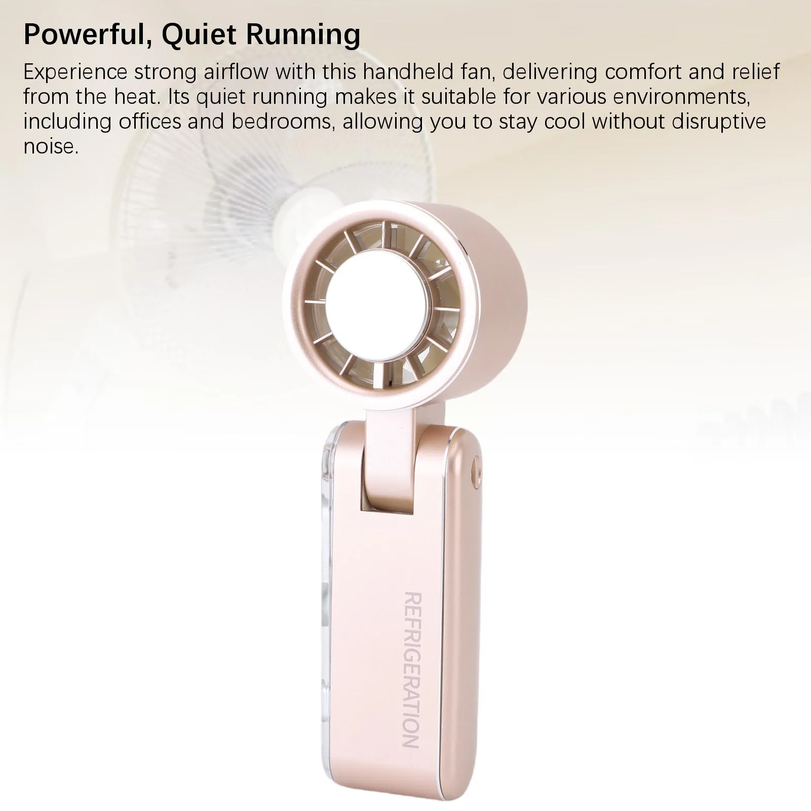 

Высокоскоростной USB перезаряжаемый персональный вентилятор для охлаждения льда, тихий портативный настольный складной вентилятор для наружного использования в помещении, в спальне