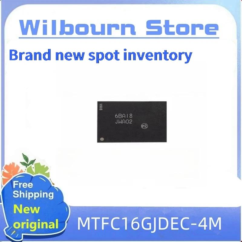 

Own inventory 1PCS~10PCS/LOT MTFC16GJDEC-4M JWA02 16G WFBGA169