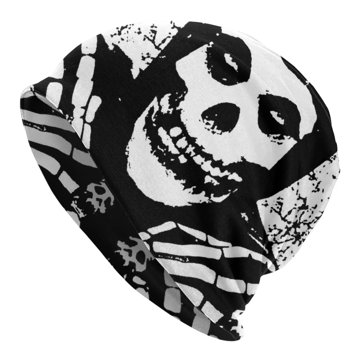 

Misfits Skull Punk Rock Cool Slouch Beanies Caps Bonnet Winter Warm Knit Hat Women Men Adult Horror Beanie Hats Outdoor Ski Cap