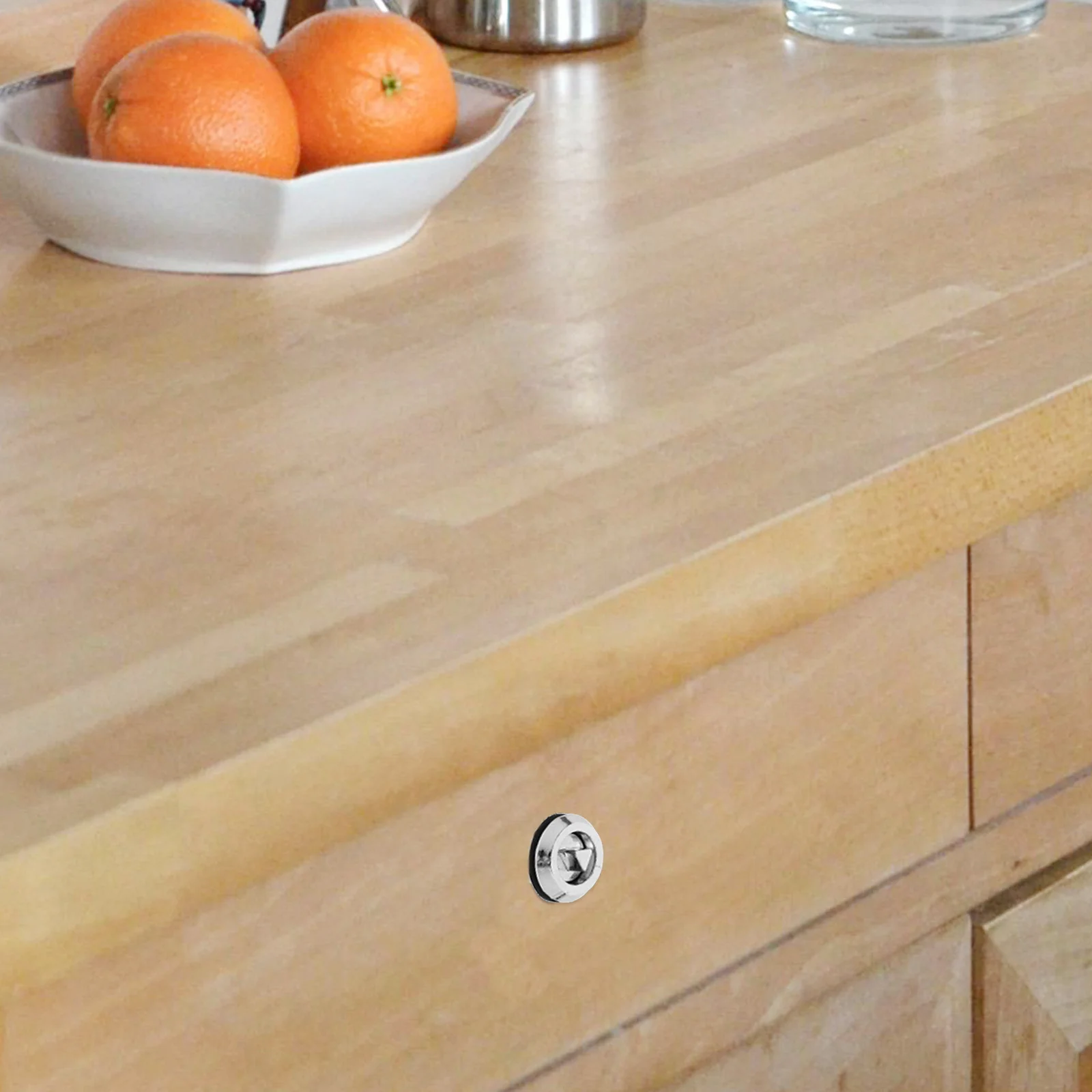 

1Set Triangle Slot Lock Sturdy Outdoor Trash Can Lock with Triangular Security Key for Garbage Bin Protection Meter Box Key