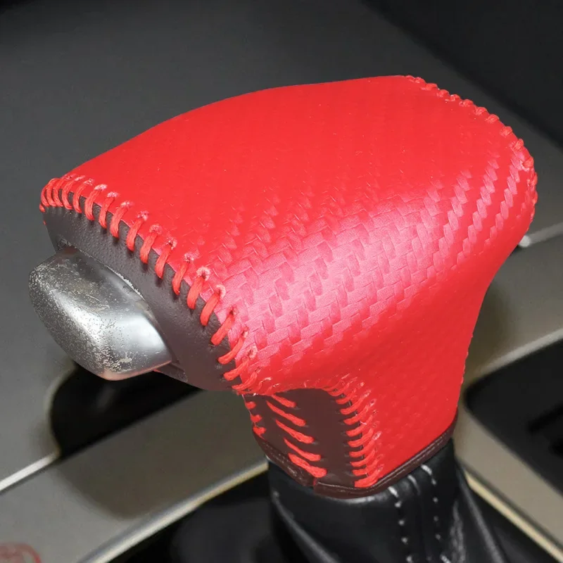 Carbon Fiber Leather Gear Cover for Kia Niro/Rio - Sorento Automatic Gear Protector, Multiple Color Options
