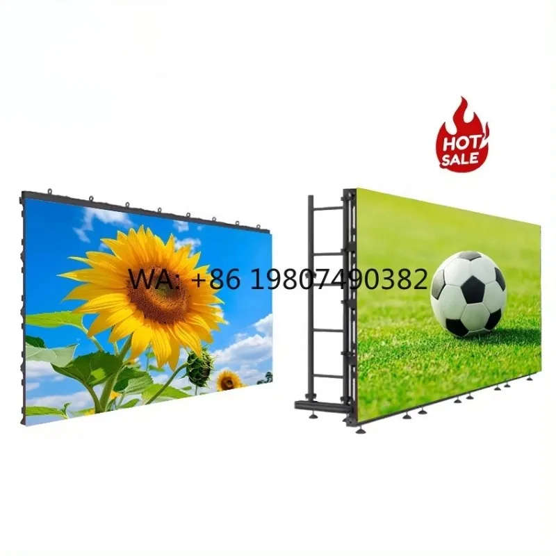 P1.8-P4 High Definition LED Video Wall Portable Outdoor Digital Signage Commercial Rental Advertising Visual Board