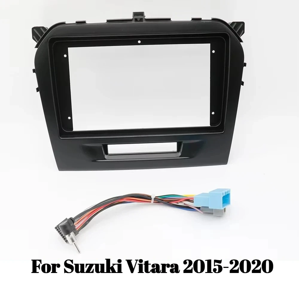 

Для Suzuki Vitara 2015-2020 9-дюймовый Android автомобильный радиоприемник панель 2 Din головное устройство рамка крышка накладка монтажный комплект GPS MP5