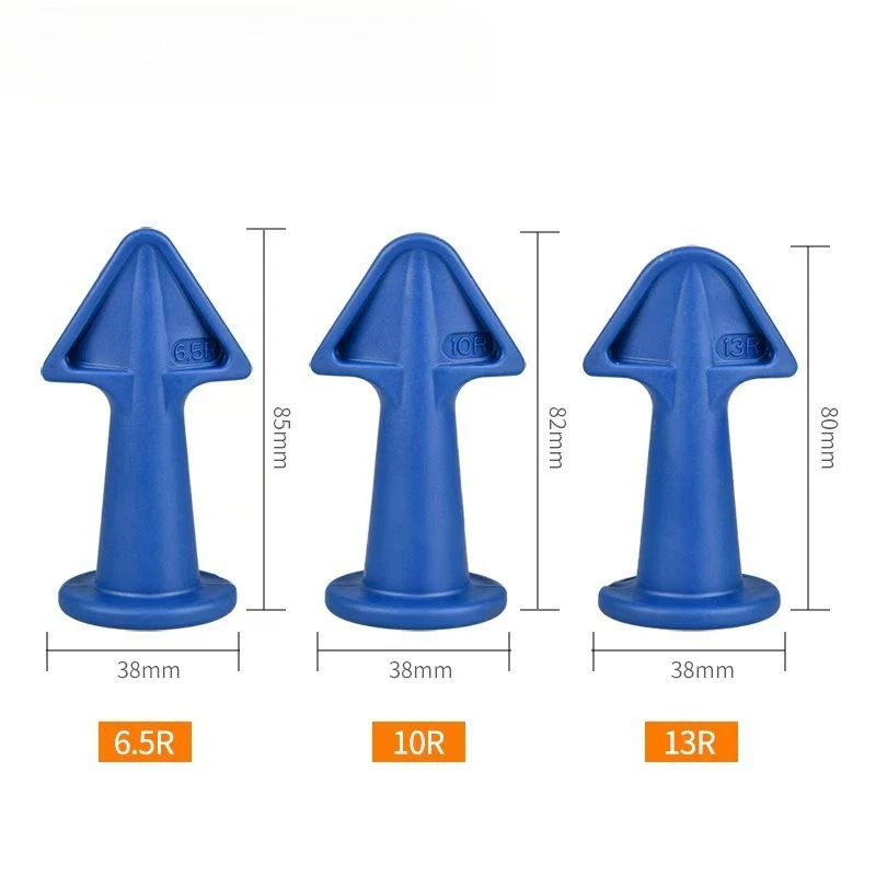 3PCS Caulking Nozzle Applicator,Silicone Caulking Tools Kit(6.5R, 10R, 13R) Reusable Finisher Adapter,Sealant Nozzle,Caulk Saver