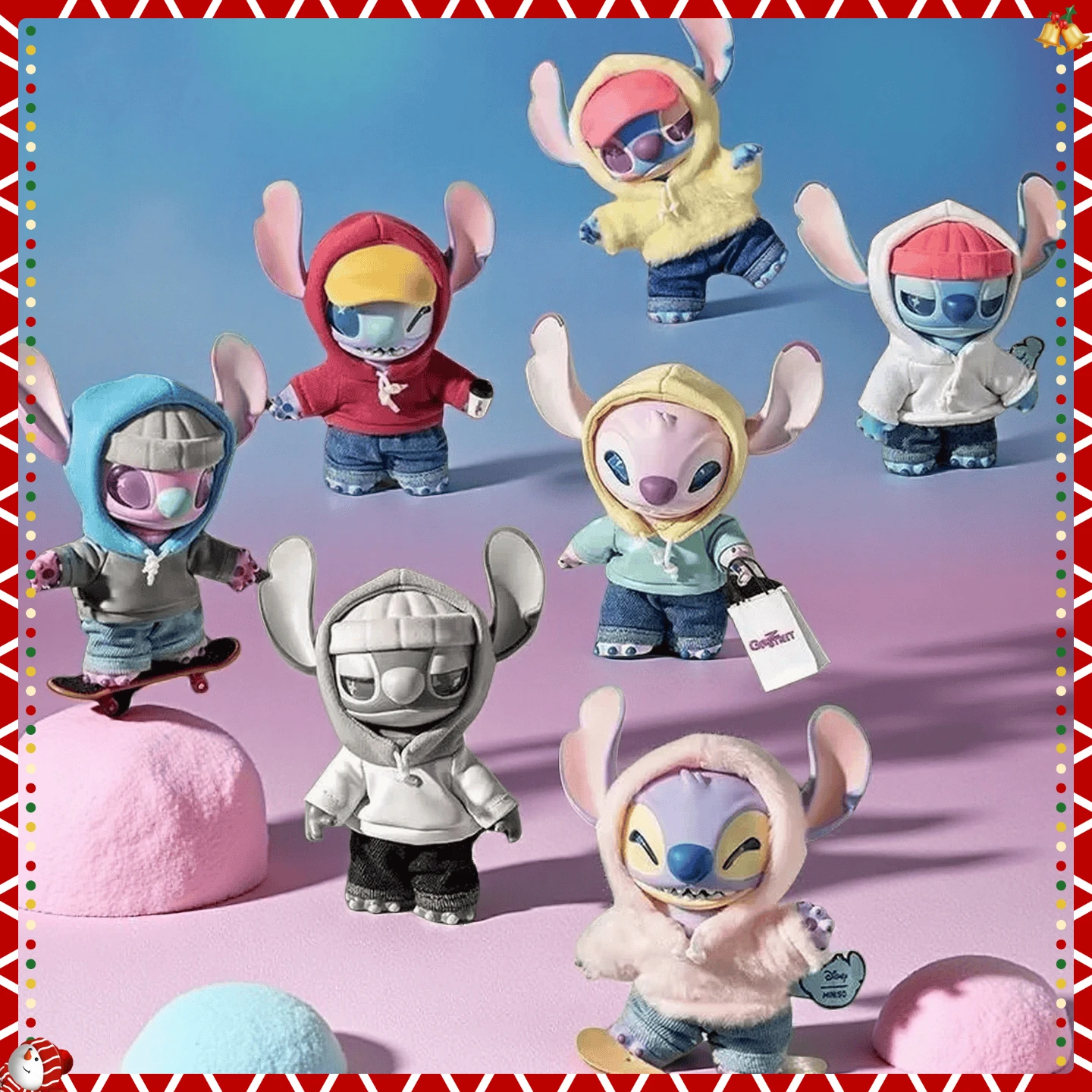 Regalo de Halloween: Caja ciega de la serie Disney Stitch Gen Z Street - Encanto de mochila de muñeco de peluche