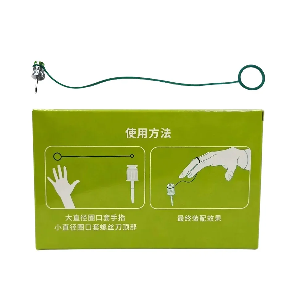 Universal Dental Implant Driver Safety Cord Tether Anti Drop Finger Loop Band Protection Fit Prosthetic Screwdriver Accessories