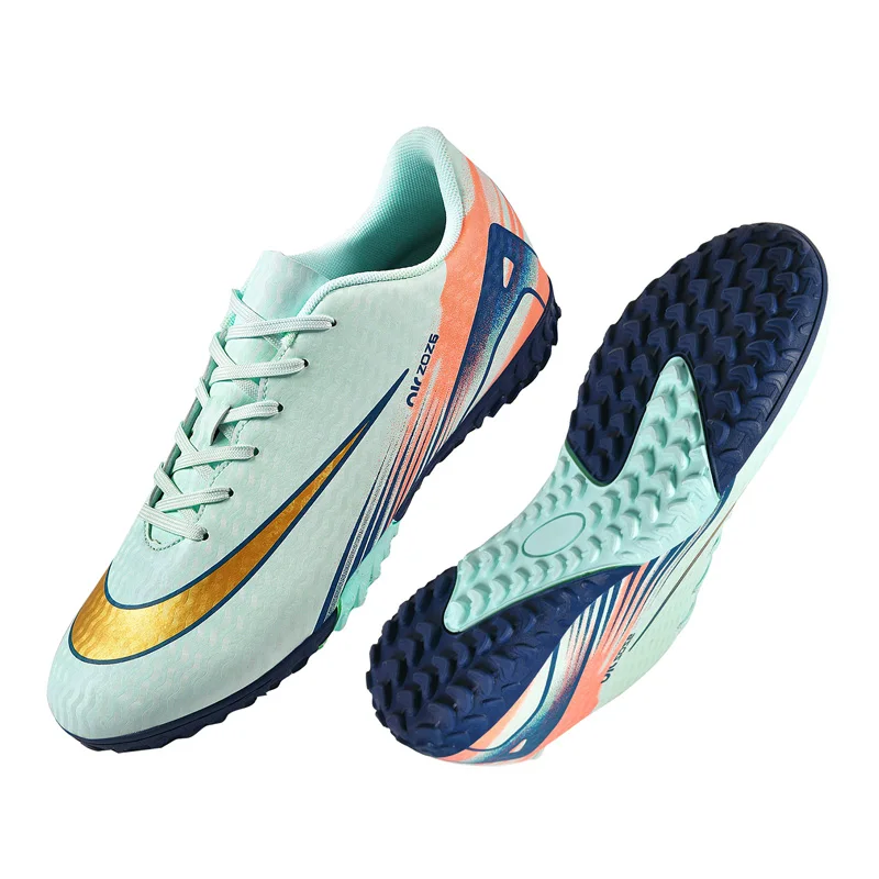 C Ronaldo Assassin 16tf children's football shoes high help Tianlang football men's broken nail fg spike adult students breathab