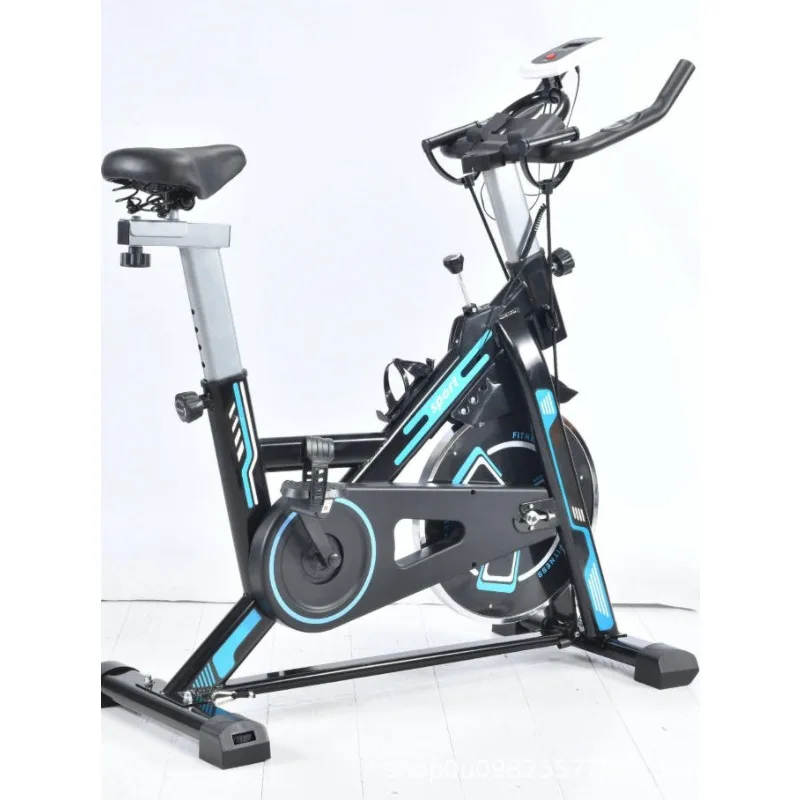 

Indoor Cycling Bike, Quiet Belt Drive Home Gym Cardio Equipment with 300LBS Capacity, Red/Blue Adjustable Resistance Spin Bike