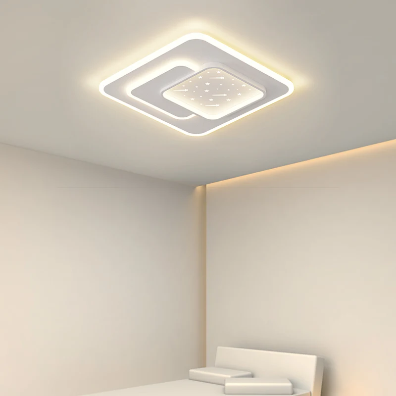 

Living Room Ceiling Lamp Modern Simple Intelligent Round Bedroom Lights Whole House Package Combination For Dining Room Kitchen