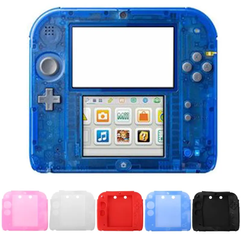 Protective Cover for Case for Shell Soft Silicone Skin Shockproof Accessories for 2DS Game Console