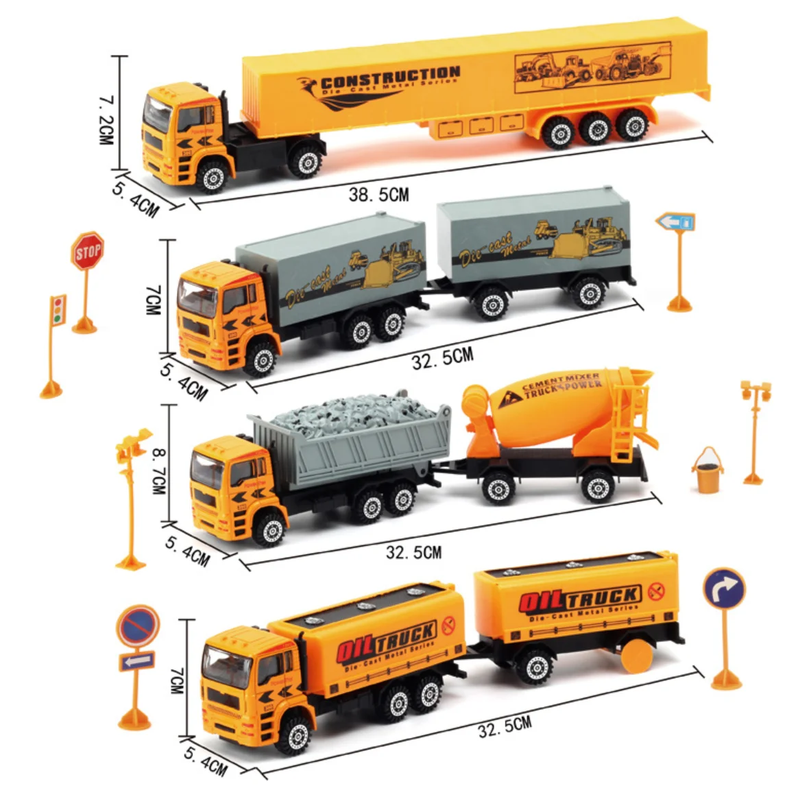 วิศวกรรมผู้นํารถบรรทุกขนส่งรถบรรทุกคอนเทนเนอร์ TOW Mixer รถบรรทุกถังรถบรรทุกของเล่นเด็กของขวัญ B210