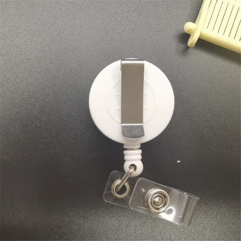 

Канцелярские товары, студенческие катушки, зажим для удостоверения личности, держатель для карточек с мультяшным именем, держатель для бейджа медсестры и врача, выдвижная катушка для бейджа