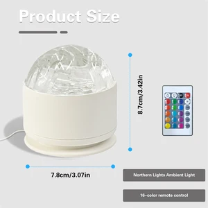 Projektor Aurora Norte, Mitternacht, Aura, Glanz, Partybar, Atmosphäre, Lichtdekoration, Nachtlicht, Weihnachtsgeschenke, neu 12 Hauptverkäufe Aurora LED Bar - №6
