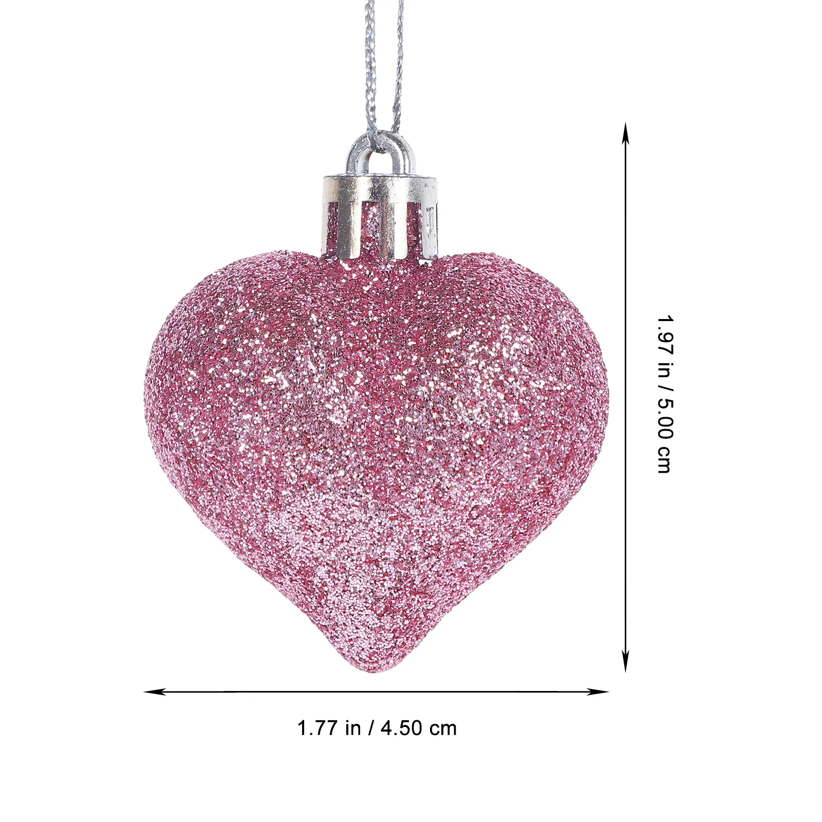 

36Pcs Valentines Day Heart Pendant Hanging Decorations Wedding Party Romantic Valentines Day Ornaments Hanging Decor