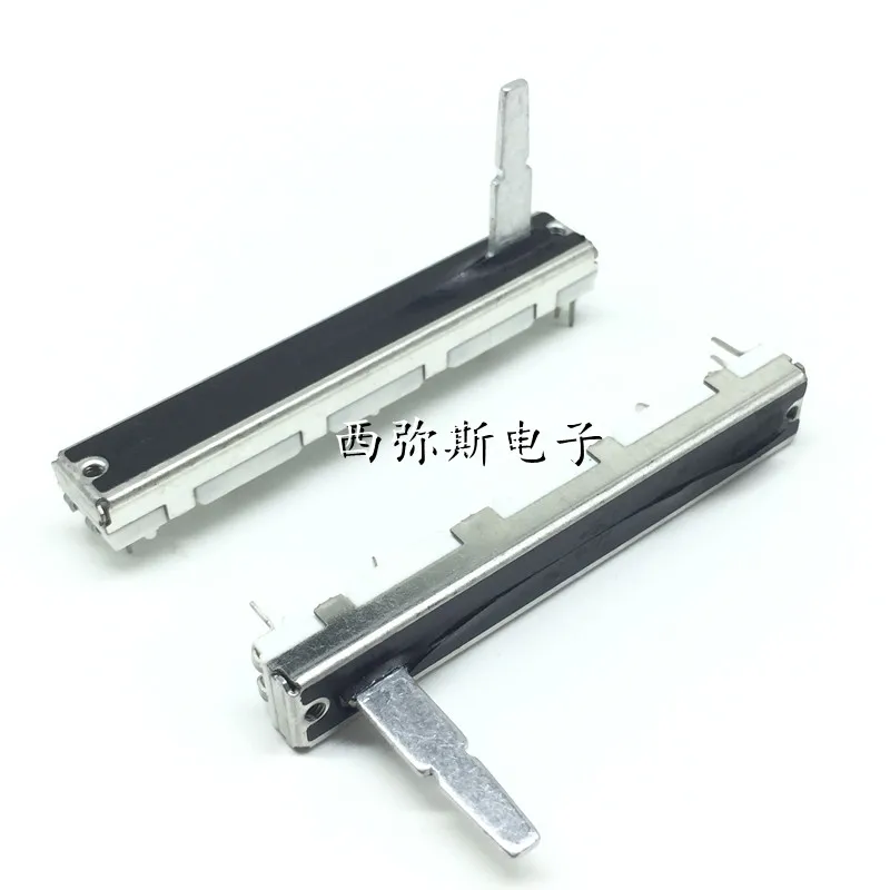 1 قطعة ، مقياس الجهد الانزلاق المستقيم ، B103 10K ، الطول الإجمالي 60 مللي متر ، السفر 45 مللي متر ، DJM300 400 500 600 800 1000