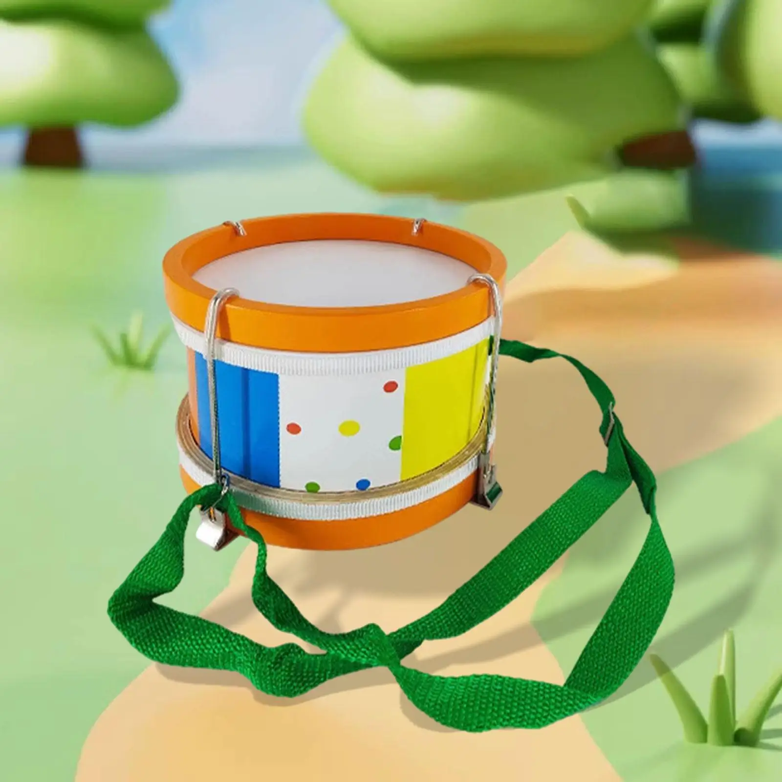 

Hand Drum Portable Music Toy Wooden Kids Drum for Outdoor Gatherings Playing