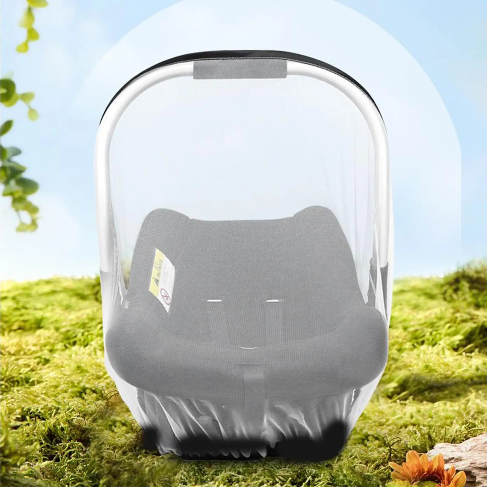 

Fly Net For Bassinet Toddler Fly Protection Net Stroller Cover Fine Mesh Elastic Barrier With Storage Bag For Cradles Bassinets