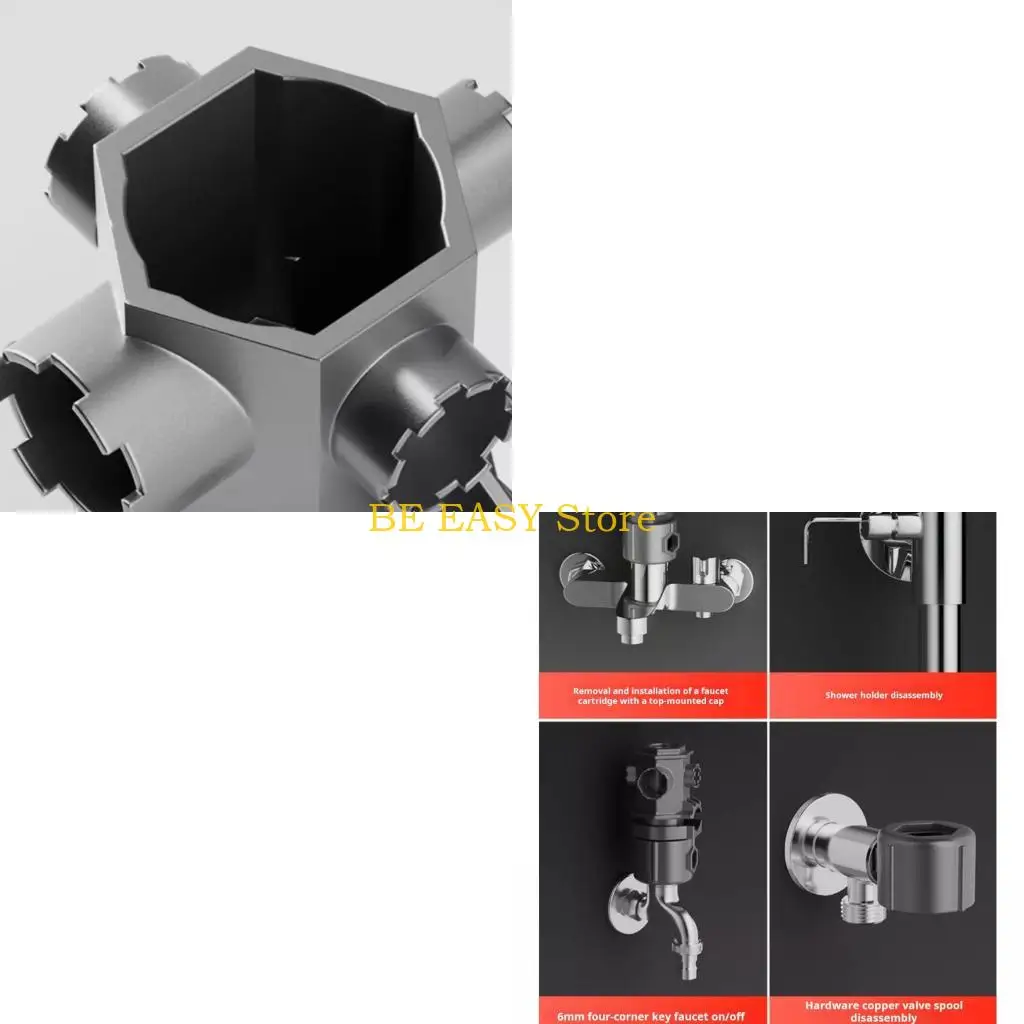 E28F Plastic Aerator Faucet Aerator Removal Tool 16 in1 Faucet Wrench For Tightening Or Loosening Faucet Parts