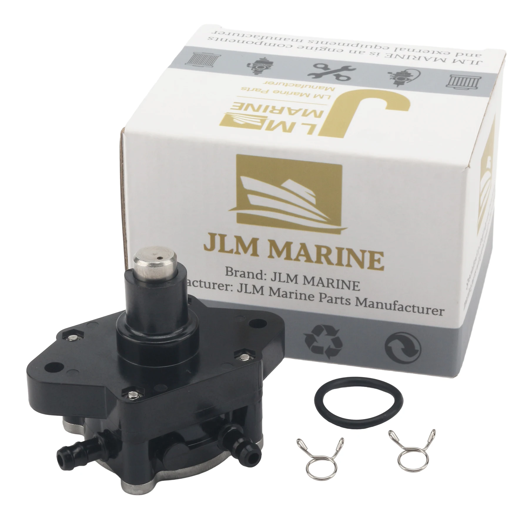 JLM Marine Outboard Fuel Pump Assembly for Mercury 4 Stroke 10 15 20 25 30 HP 2 CYL EFI 3 CYL 803529T04 803529A04 5041064