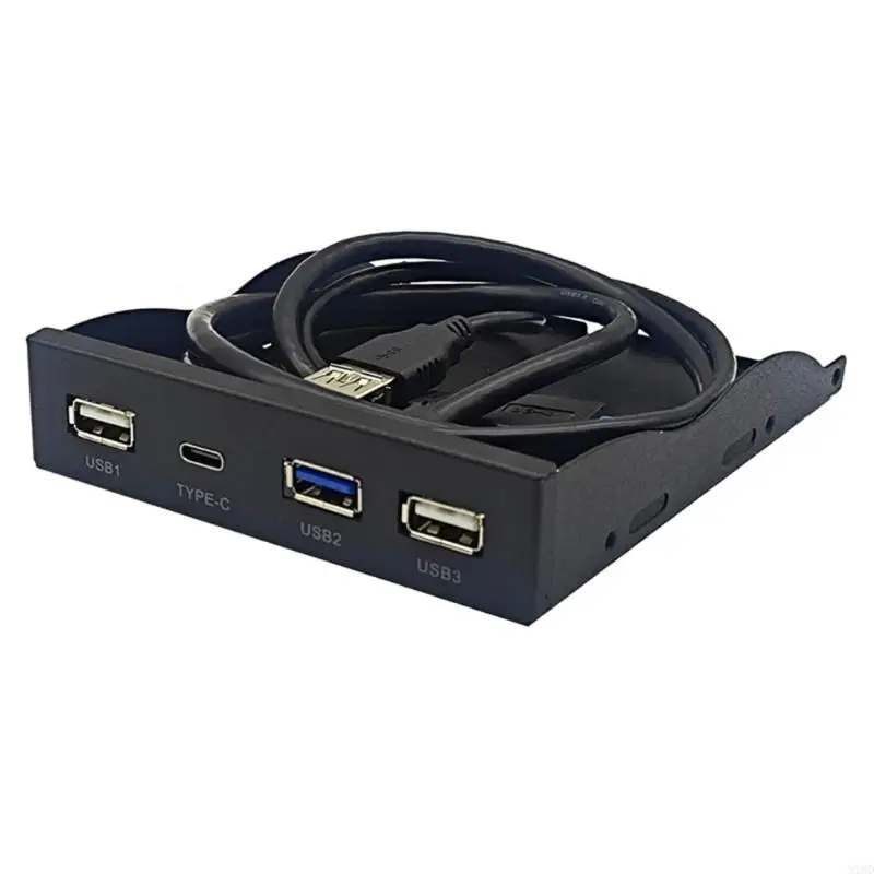 N1HD USB 3.2 Hub Splitter Floppy Bay 3,5 мм.