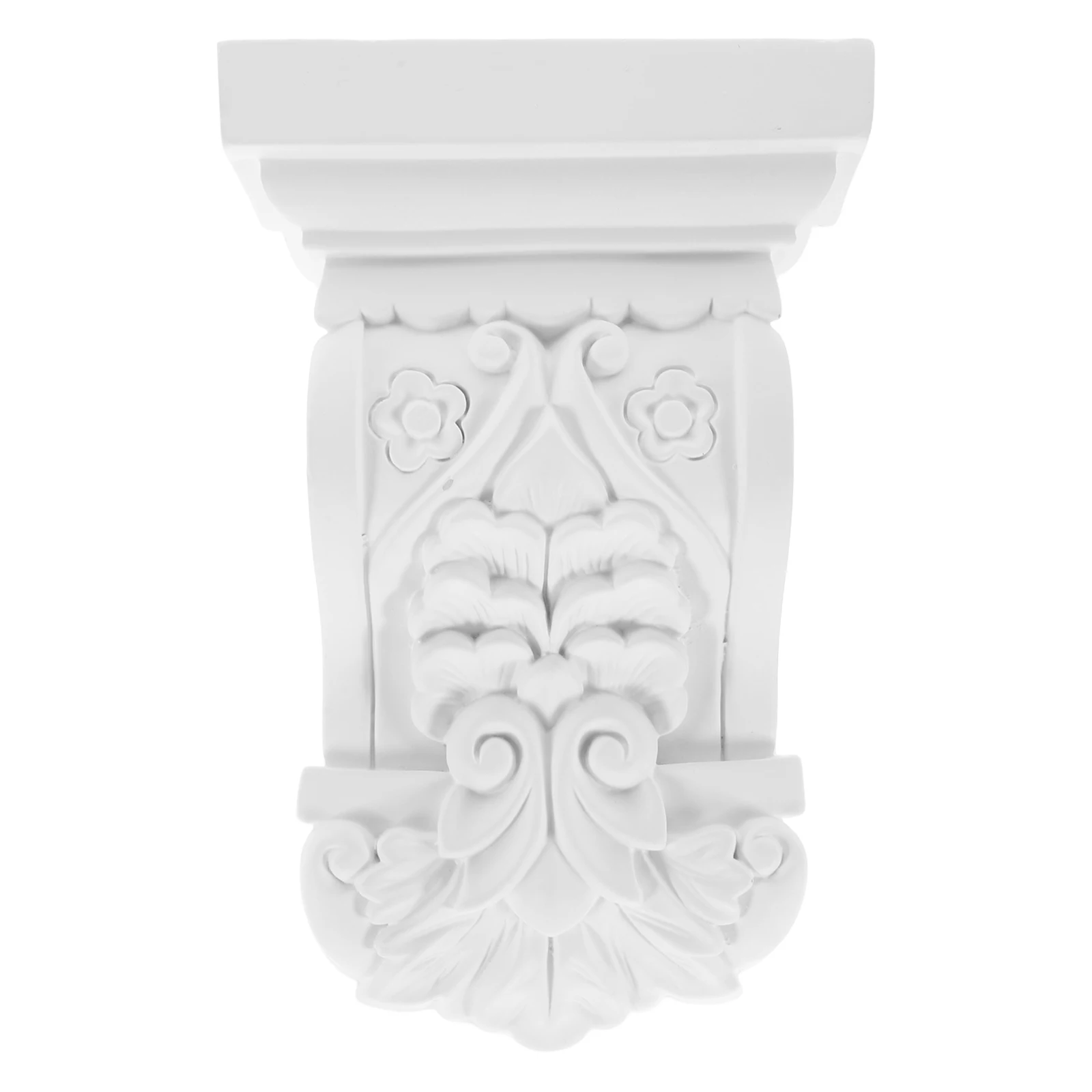 

Imitation Plaster Statue European Style Fireplace Decor Resin Material Wall Mantle Home Decoration Roman Column Head