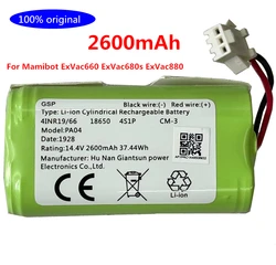 Nuovo Originale 14.4V 2600mAh Li-Ion Robot Aspirapolvere Batteria per Mamibot ExVac660 ExVac680s ExVac880 ExVac 660 680S 880