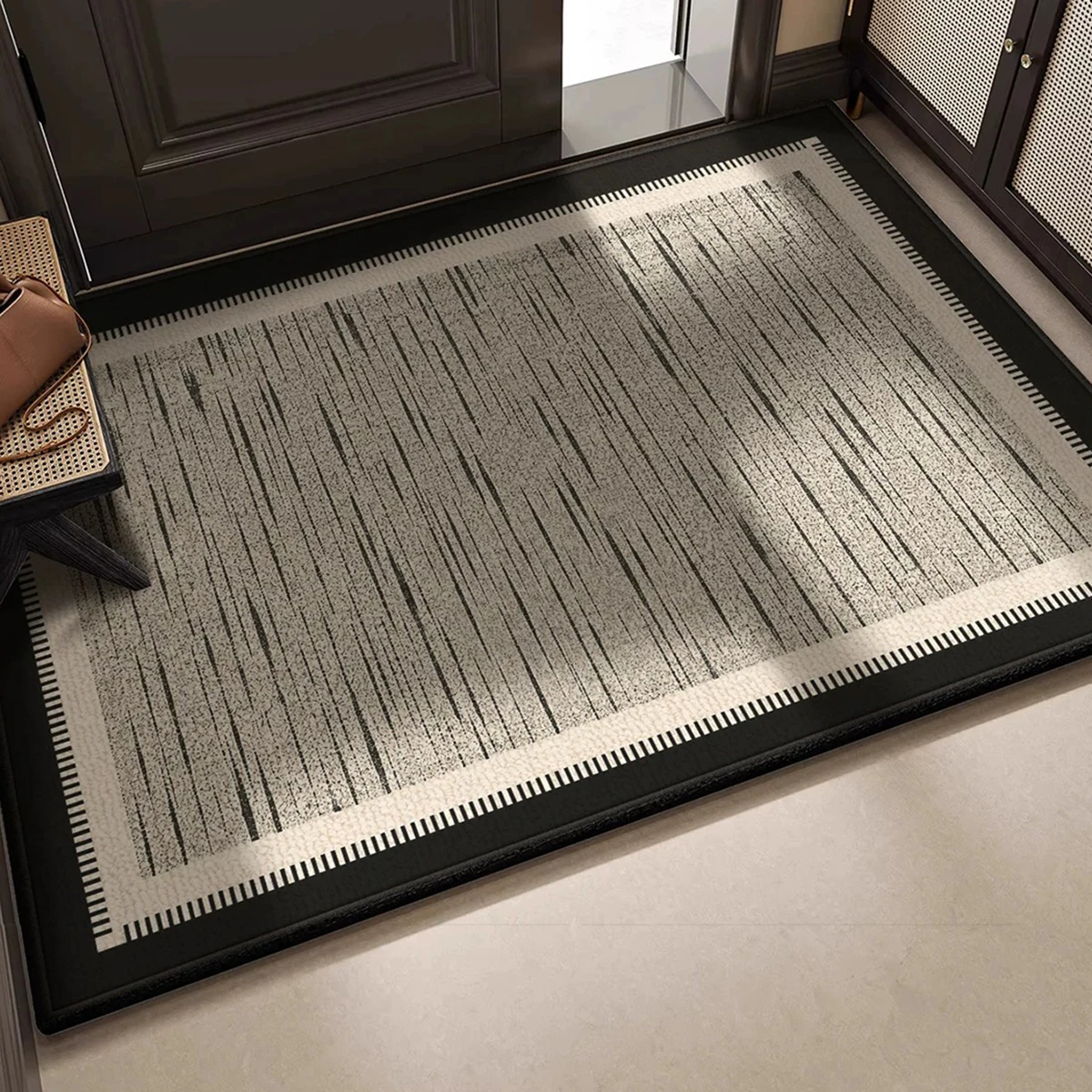 Alfombra de entrada a rayas, a - Home Decor Games Online Free reseña y precio