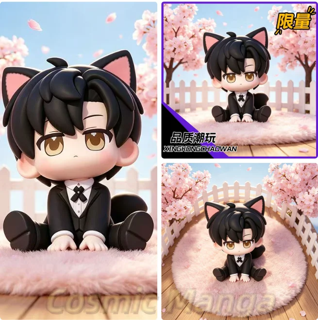 

Anime Halloween Love and Deepspace Zayne Cosplay Sitting Posture Kits Figurine Cartoon Model Ornament Birthday Gift Xmas Gifts