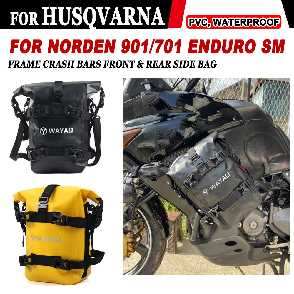 

For Husqvarna Norden 901 Norden901 701 Enduro SM Motorcycle Frame Crash Bars Bag Waterproof Riding Luggage Bag Tool Storage Bags