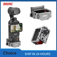 Marco de extensión BRDRC para DJI Pocket 3, accesorios, jaula multifunción con zapata fría, soporte para bicicleta/adaptador de montaje con correa para el pecho