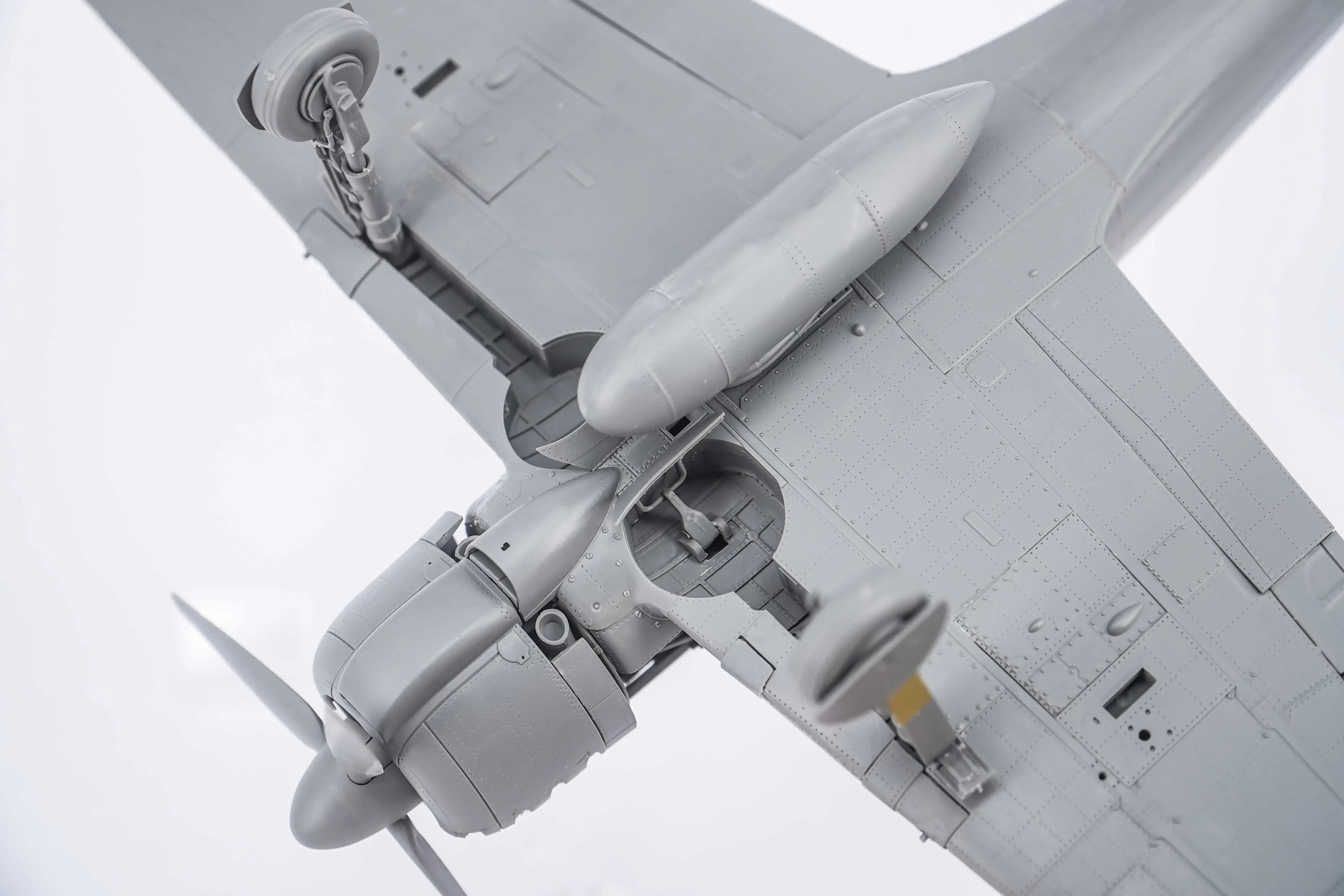 Border BF-006 A6M2 Zero Fighter met ingebouwde motorconstructie 1/35 schaal vliegtuigmodelkit