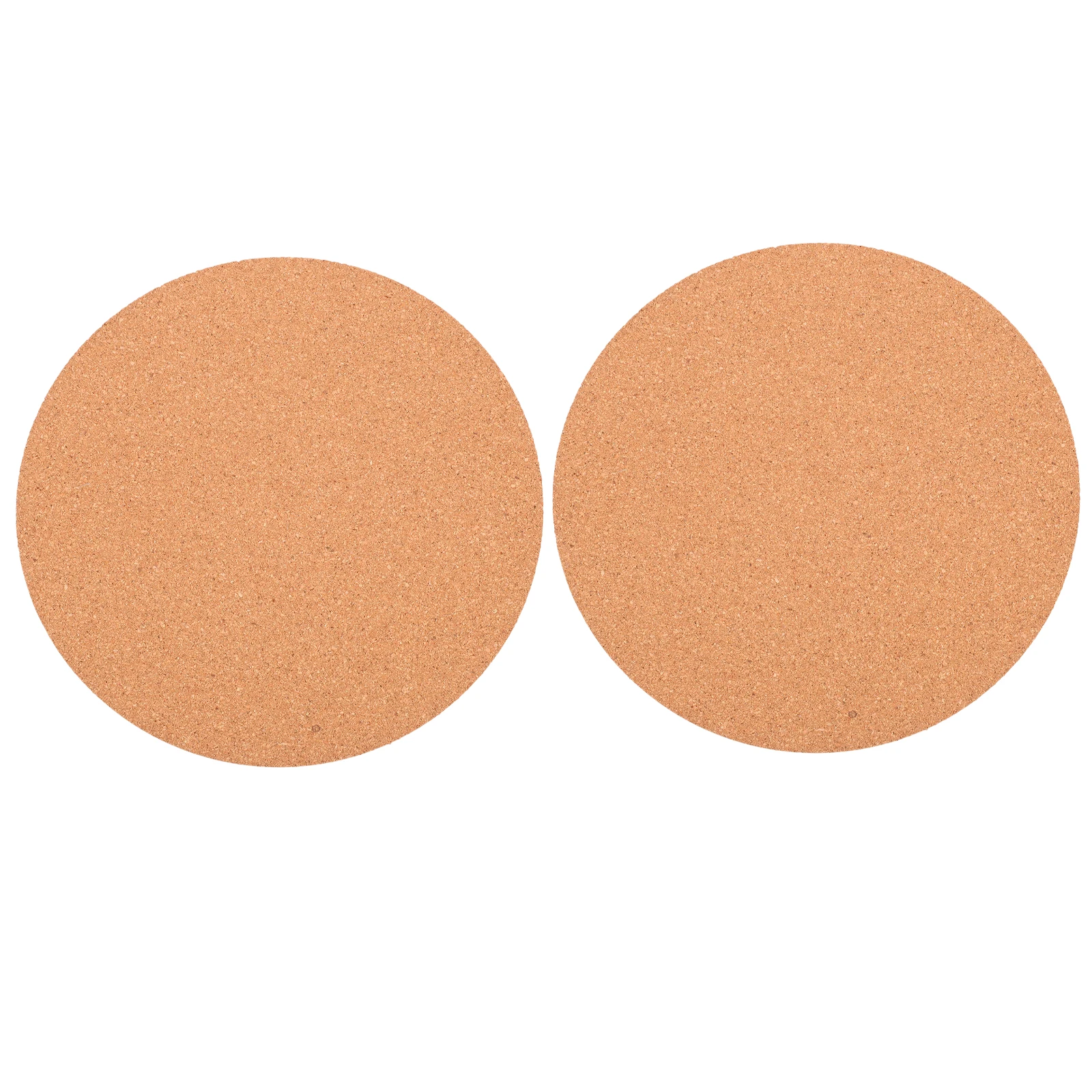 

2pcs Flower Pot Mat Cork Plant Saucers Trays Bonsai Coasters Garden Plant Pad Table Pads Recyclable Non Slip Durable