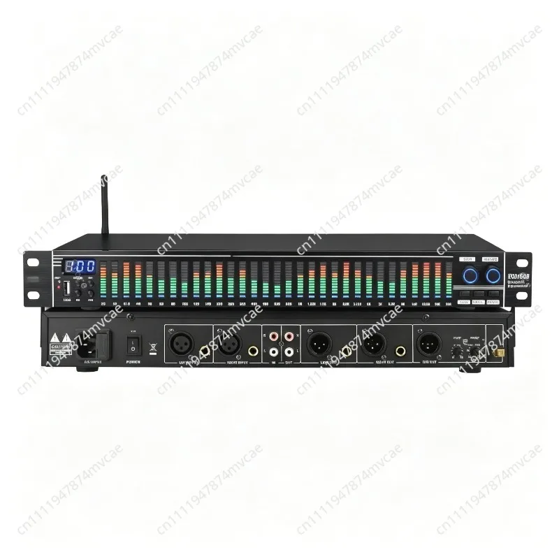 31 Band Stereo Graphic Equalizer Bluetooth 5.4 Hi Audio Processor For Home Theater Stage Studio 12dB Fine Tuning