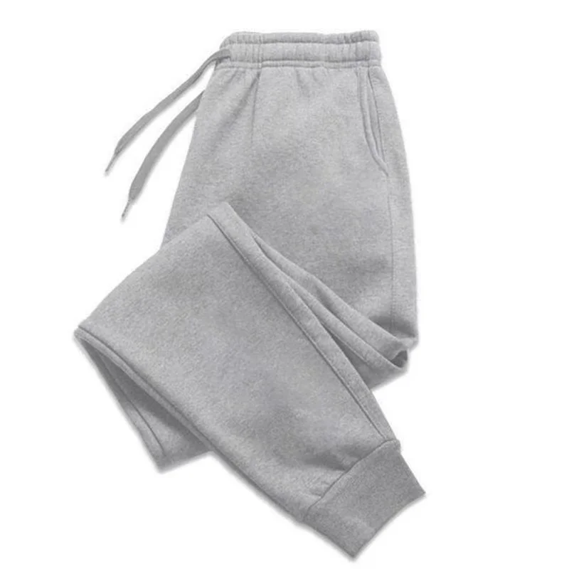 New Men's Fleece Lined Joggers Autumn Winter Warm High Elastic Quick Dry Running Pants Versatile Casual Fitness Workout Trousers