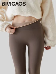 BIVIIncome OS-Leggings taille haute sans couture lapin sourire requin pour femmes, vêtements d'hiver chauds, leggings décontractés minces sexy, automne