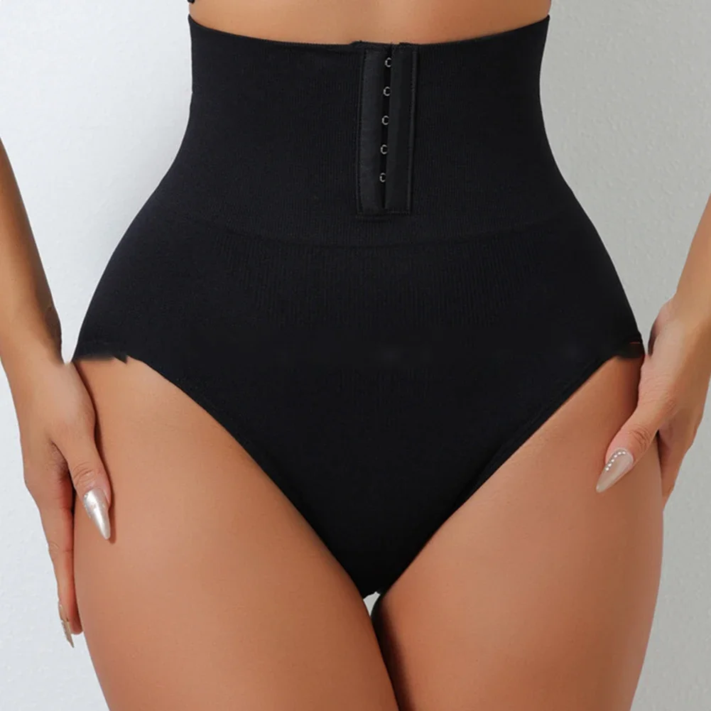 Womens Strong Postpartum Plus Size Buttoned Hip Lifting Top Waist Pants Mid-waist Comfortable High-quality Underpanties