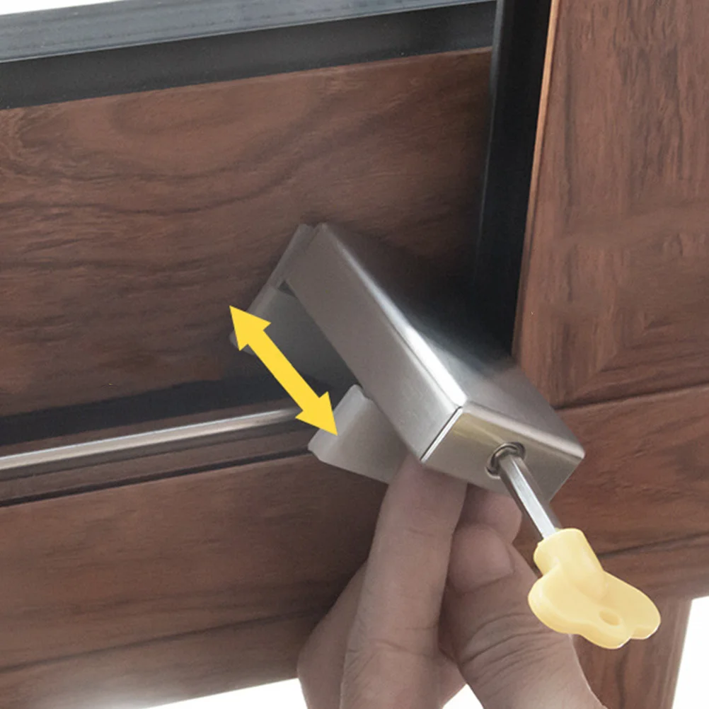 

1 Set Sliding Window Lock Safety Childproof Metal Door Lock Security Proof Sliding Door Safety Locks