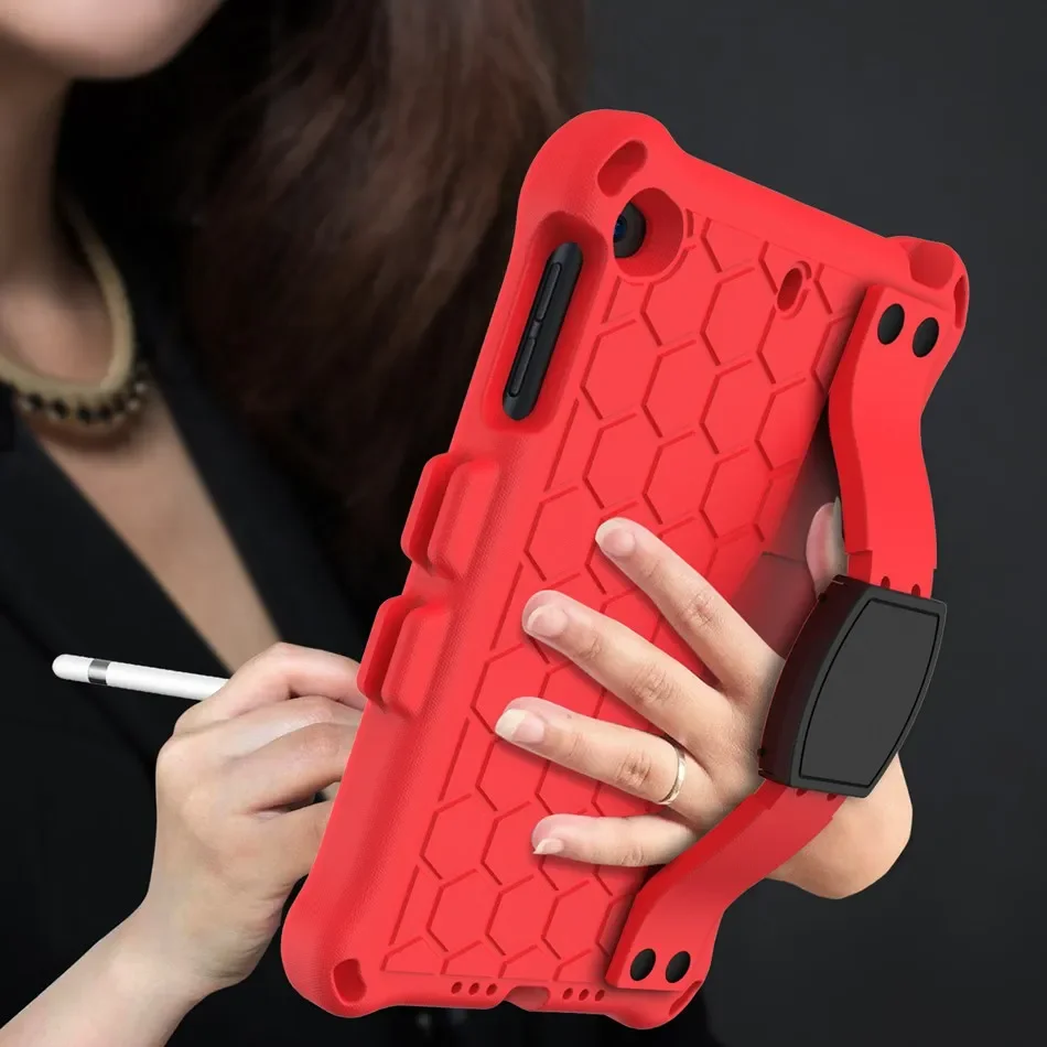 For ipad mini 4 Case for Kids Tablet cover for mini 5 2019 shock proof EVA Stand Cover for Apple ipad mini 2 /mini 3 + strap
