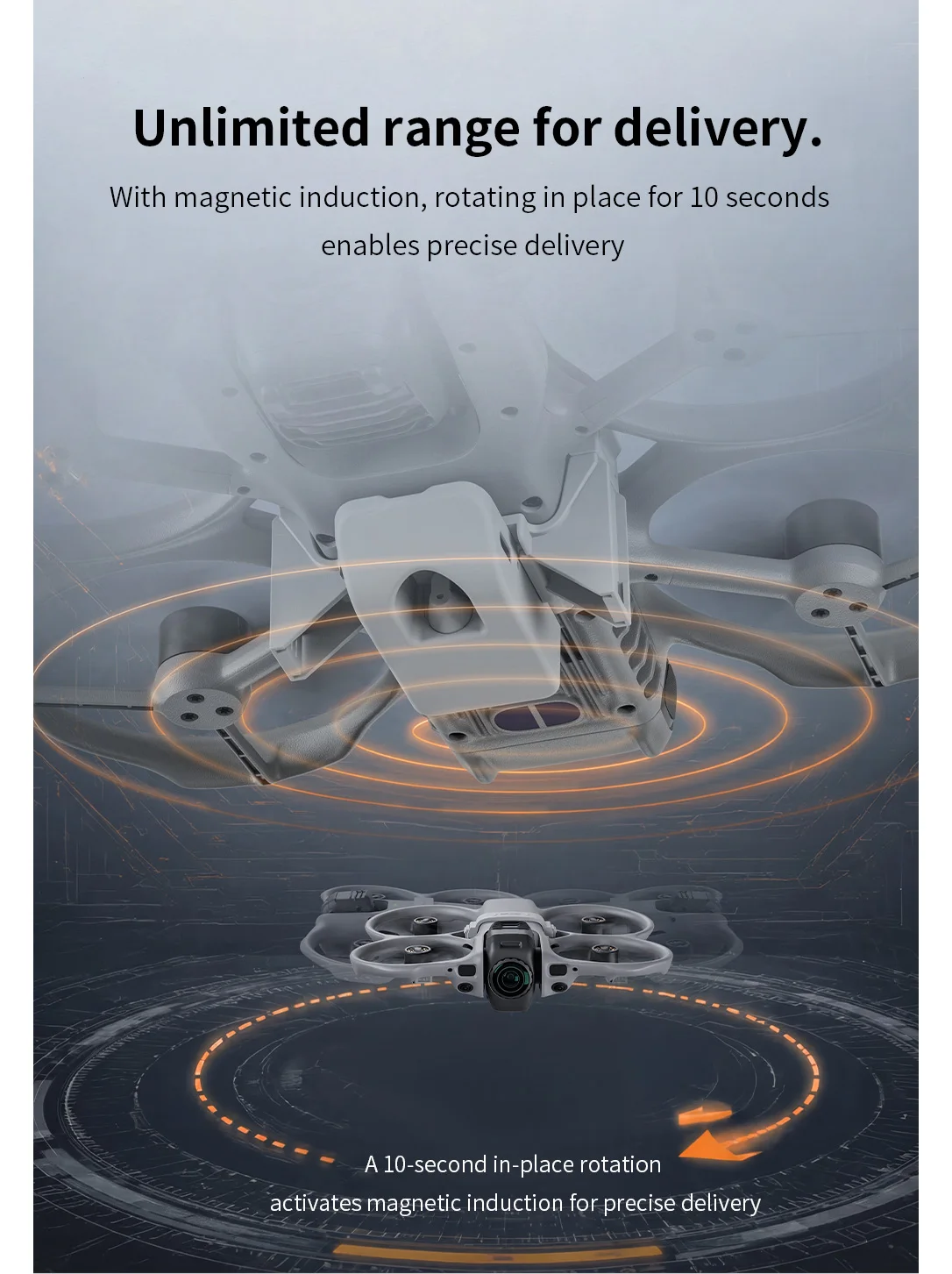 Airdrop-System 12KM für DJI Avata 360 Drohnen-Zubehör Wurfvorrichtung Nutzlastabwurfgerät Transportvorrichtung – Detail 9