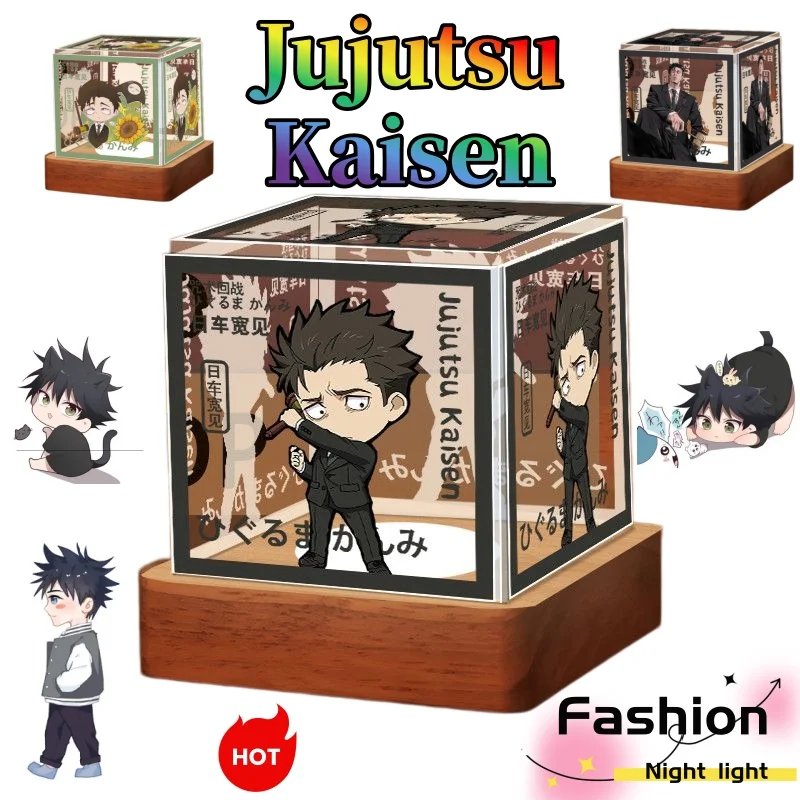 

Jujutsu Kaisen Small Night Light Cute Fashion Cartoon Student Bedroom Night Lamp Decoration Gift for Friends for Holidays