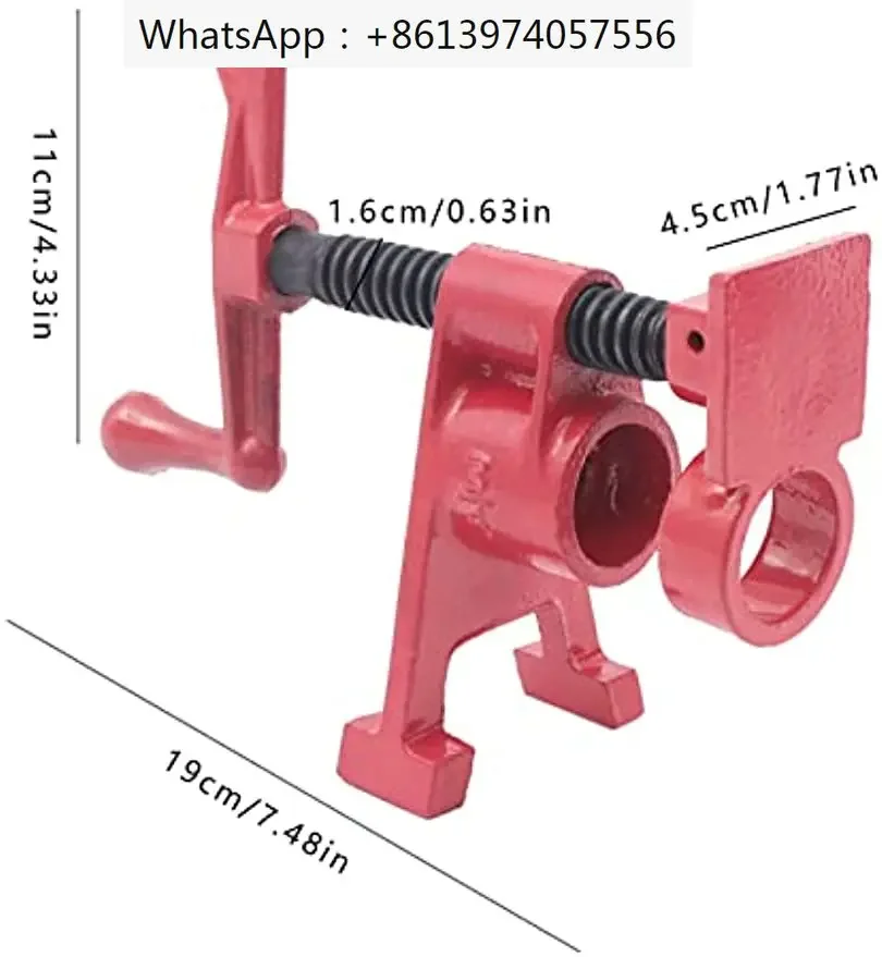ensemble-de-colliers-de-serrage-pour-tuyau-en-bois-de-3-4-pouces-barre-a-degagement-rapide-en-fonte-pro-avec-base-large-pour-le-travail-du-calcul-nouveau-paquet-de-4