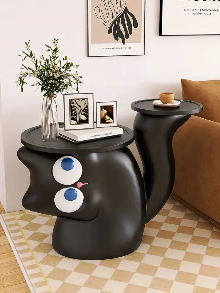 Coffee Yables Cute Little Cat Sofa Side Table Living Room Cabinets Simple Modern Coffee Table Decorations Bedside Table Gifts