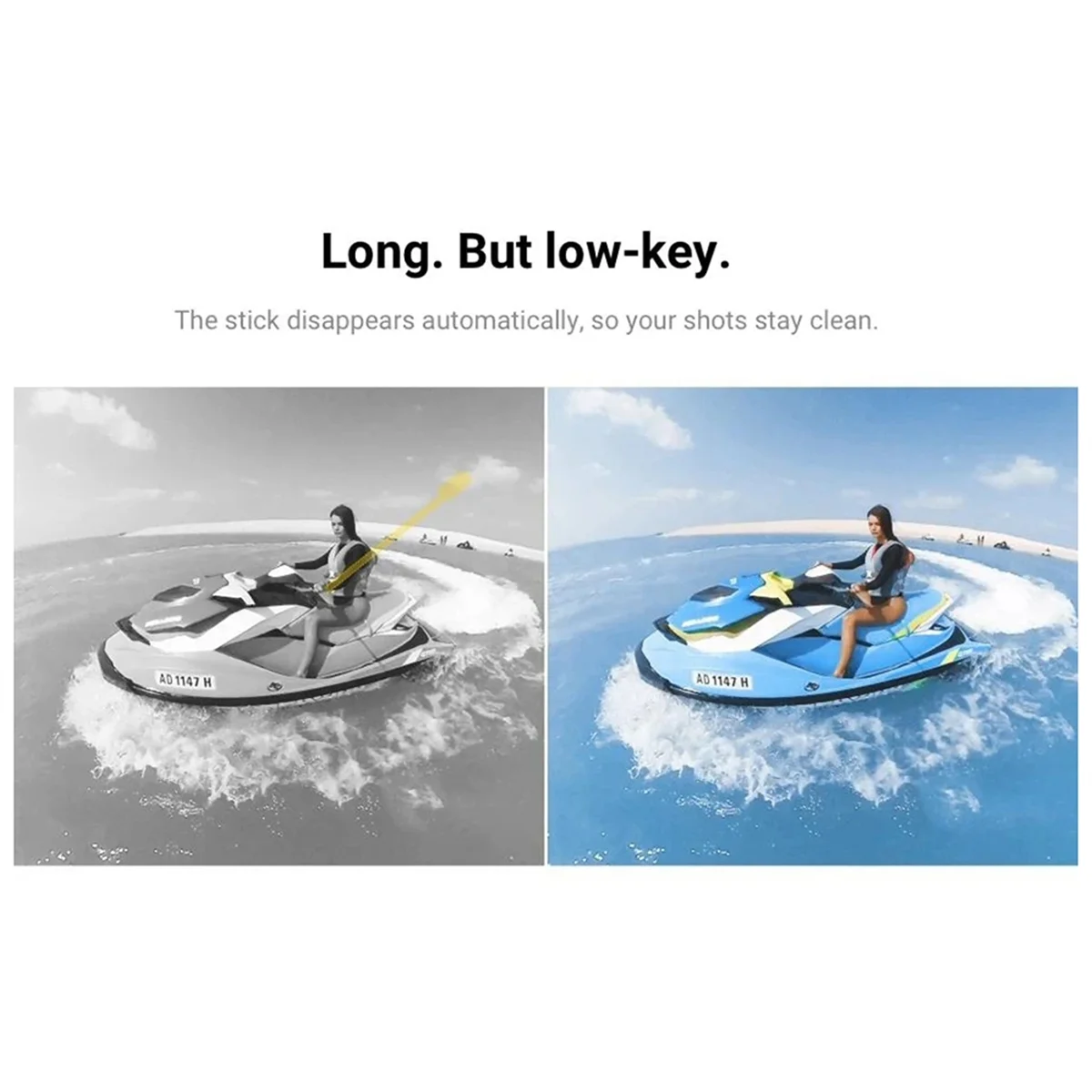 

IYBBW-For 360X4 3meters Carbon Fiber Selfie Stick Invisible Sports Camera Telescopic Portable Recording Extension Stick Silver