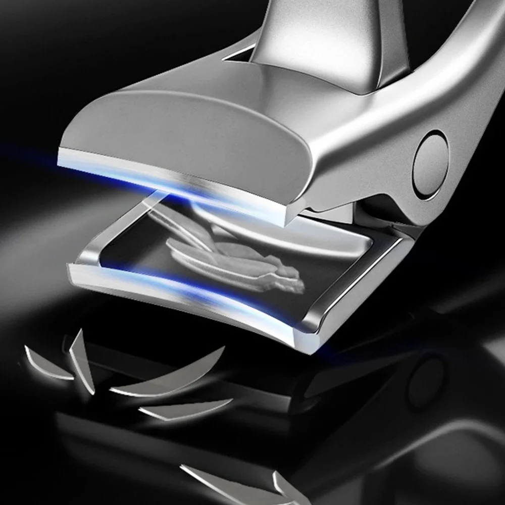 1Pcs Angled Head Nail Clippers for Seniors - Ergonomic Toenail Clipper for Thick Nails, Premium Steel Nail Cutter Trimmer