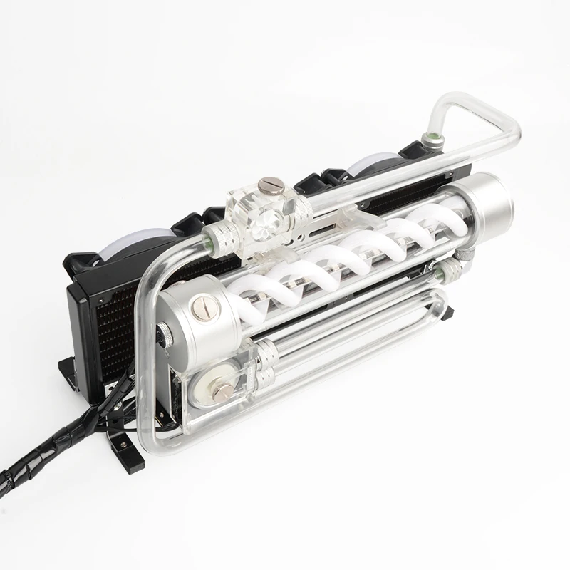 

Laptop Water Cooling BJTZ Hard Pipe Set Water Pump Flow 800L RGB Remote Control Color Change