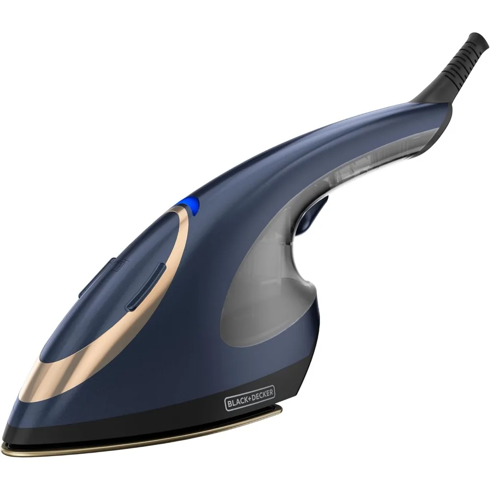 2-in-1 Iron and Steamer, 180% More Steam & One Temperature Technology, Ceramic Soleplate, Safe on All Fabric Types