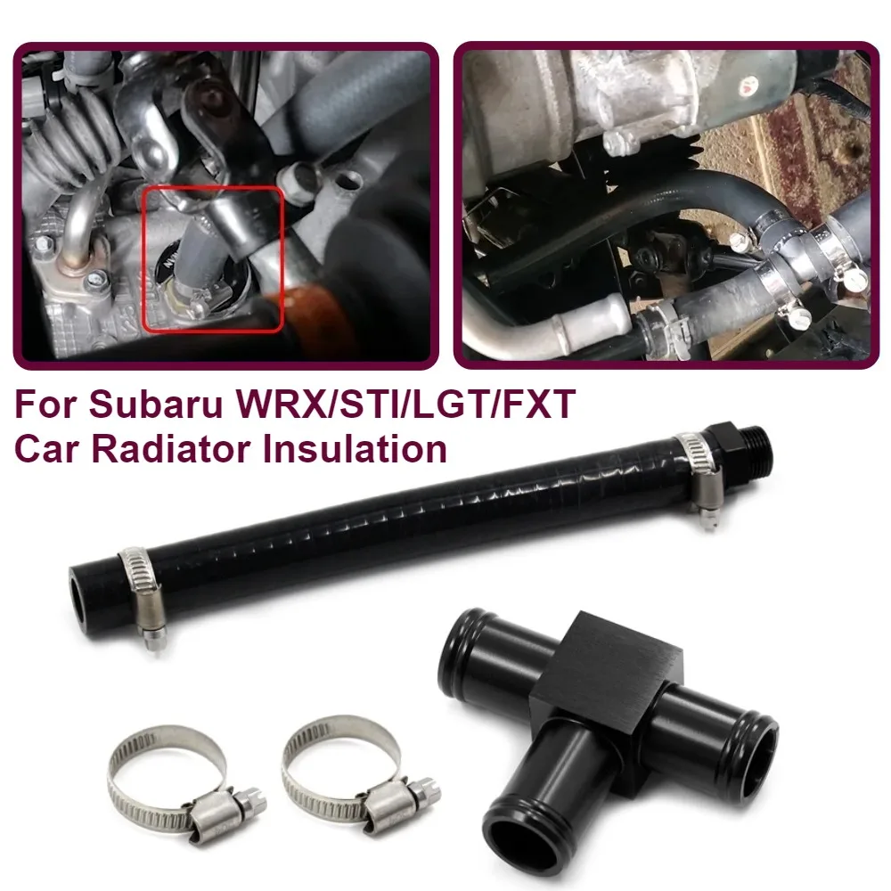 

Cylinder 4 Coolant Mod Engine Cylinder Cooling Hose Adapter Kit Fit for Subaru WRX/STI/LGT/FXT Car Radiator Insulation