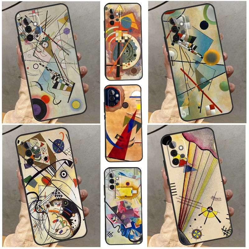 Wassily Kandinsky Abstract Phone Case For Samsung Galaxy A54 A34 A14 A13 A33 A53 A73 A12 A22 A32 A52 A72 A51 A71 Cover Coque