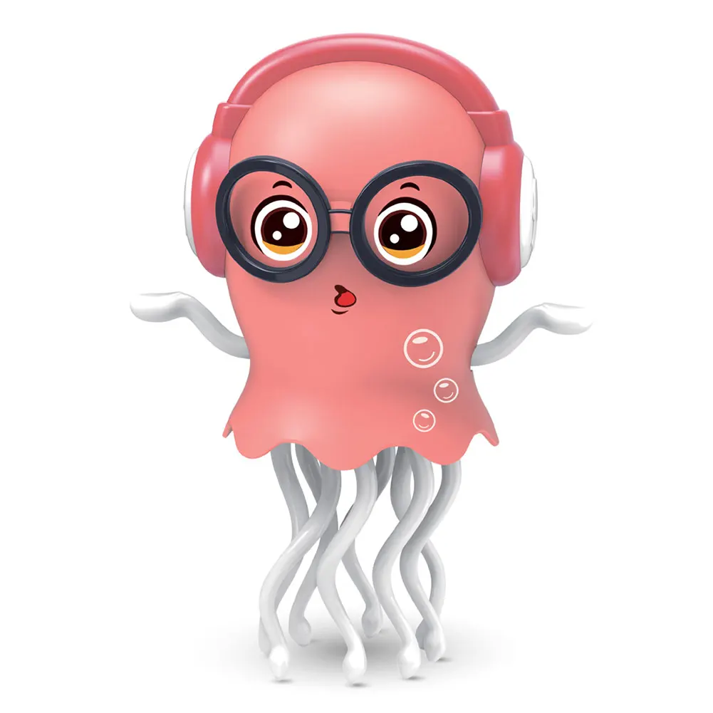 لعبة قنديل البحر التفاعلية المتحركة بإضاءة LED، لعبة ذكية لتجنب العوائق، لعبة تعليمية للأطفال الصغار، لعبة مضيئة موسيقية لتنمية الأطفال