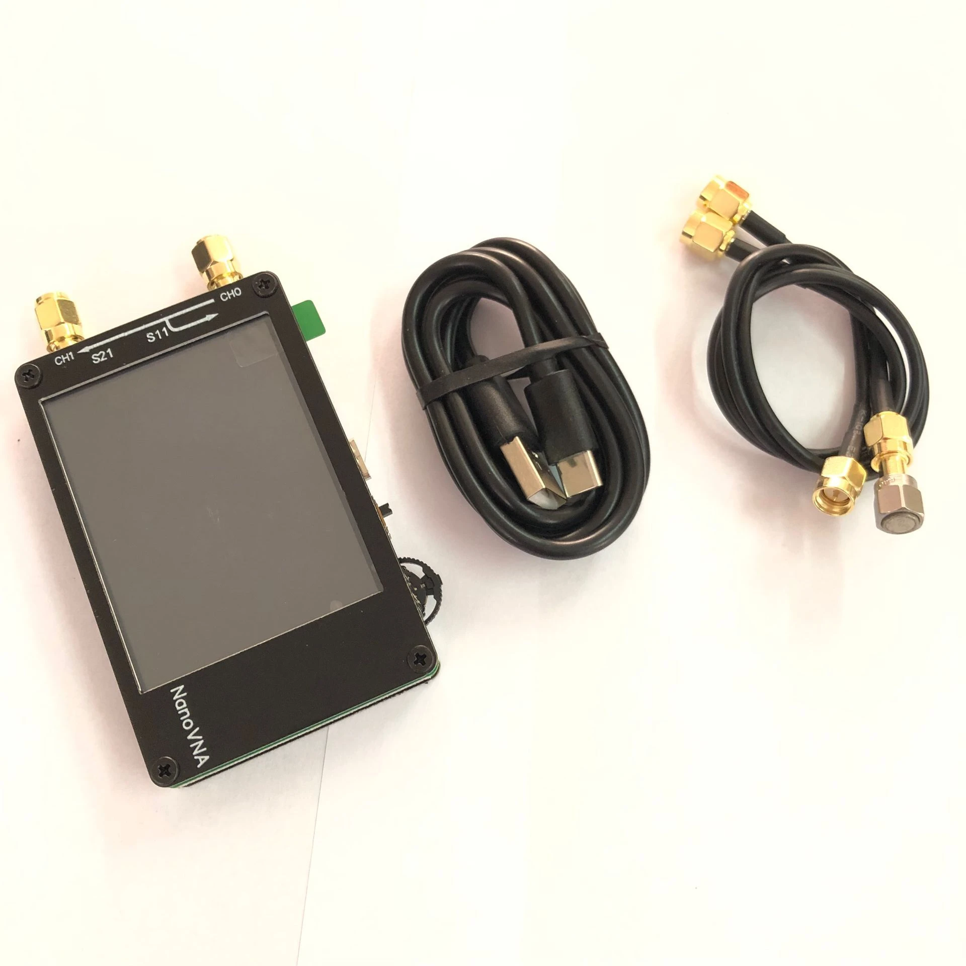 NanoVNA Vector Network Analyzer Module, Antenna Analyzer, Short Wave MF HF VHF UHF Talent Black